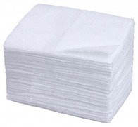 Туалетная бумага в листах, 2-слоя, V-сложение (белая)